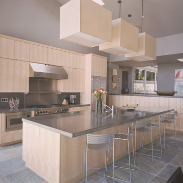 Sycamore frameless cabinets in Aptos