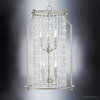 Luxury Traditional Chandelier, 17.875, Antique Silver Finish