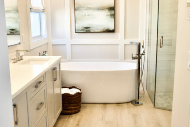 Bathroom - craftsman bathroom idea in Miami
