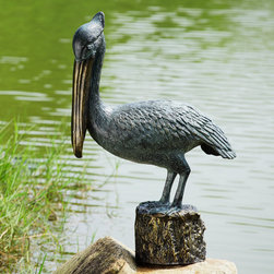 Pelican Garden Sculpture with Bluetooth Speakers - Garden Statues And Yard Art