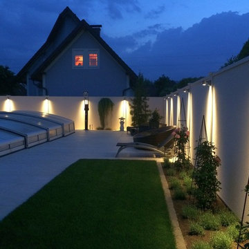 Umgestaltung der Außenanlage am Schwimmingpool