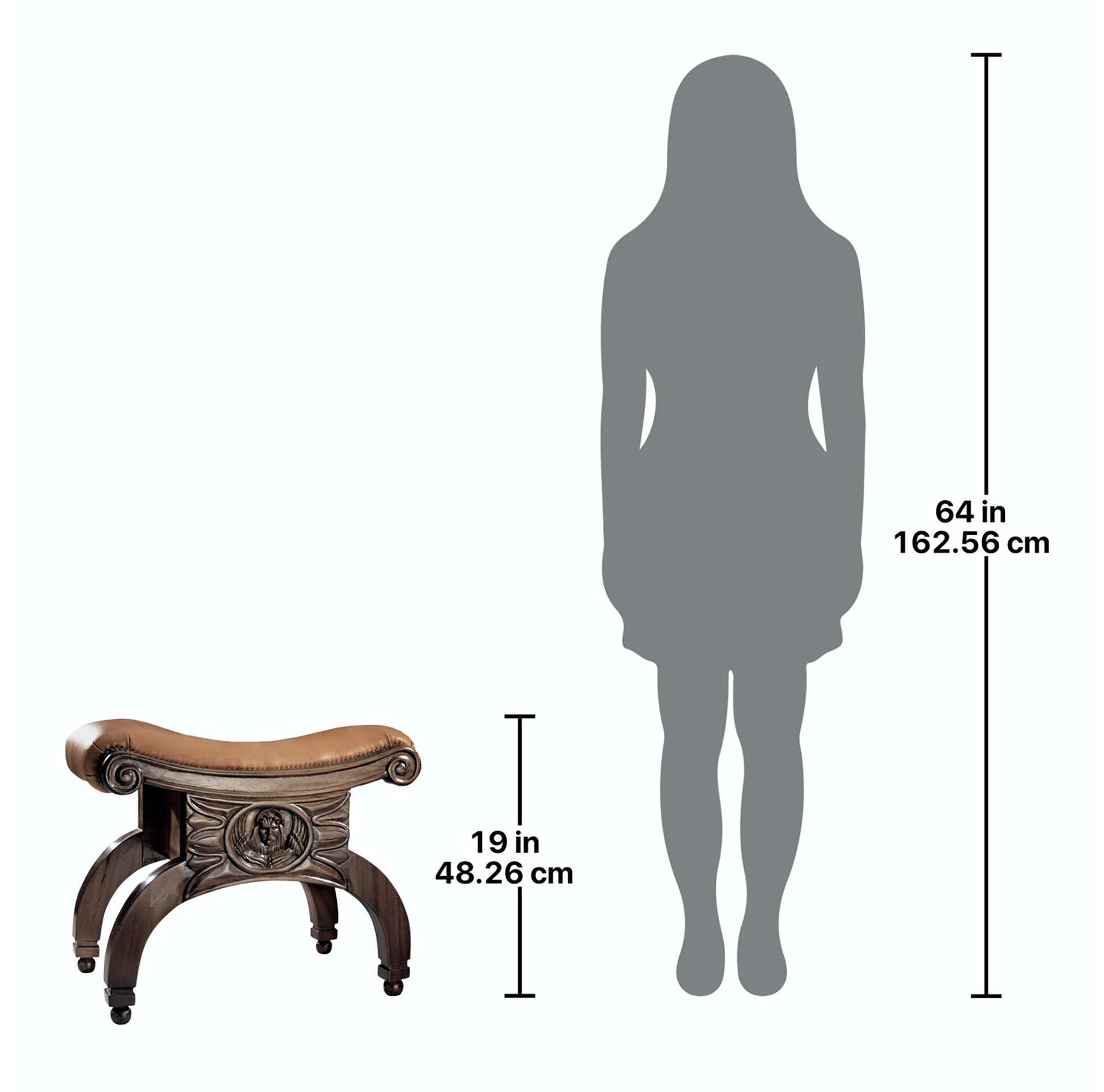 Venetian Leather Taboret - Traditional - Vanity Stools And Benches - by ...