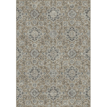 Regal 89665-2959 Area Rug, Taupe And Gray, 2'2"x7'7" Runner