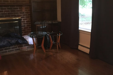 Before and After Staging Living Area Barker Avenue