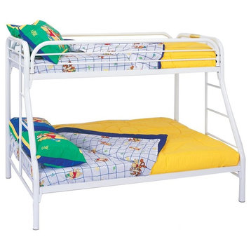Coaster Youth Twin/Full Bunk Bed, White