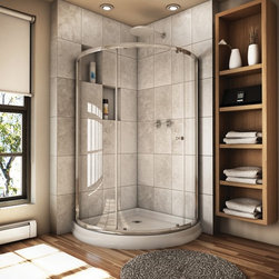 Fleurco Banyo Amalfi Arc 3 36" x 36" Frameless Shower Enclosure EAX363 - Bath Products