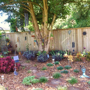 Eclectic Art Garden - Light and Dark