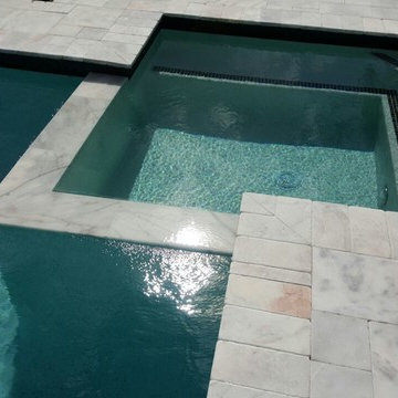 Travertine showcase