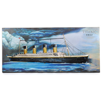 Titanic 3D Painting Handcrafted metal Decor