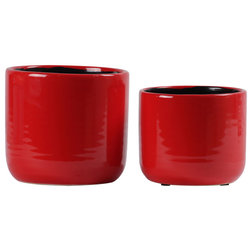 Contemporary Outdoor Pots And Planters by clickhere2shop