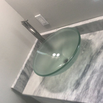 Fantastic White Dolomite Bathroom Installation