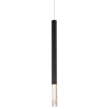 ET2 E11022-95 Diaphane 24" Tall LED Mini Pendant - Black
