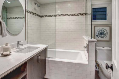 Inspiration for a contemporary bathroom remodel in Seattle
