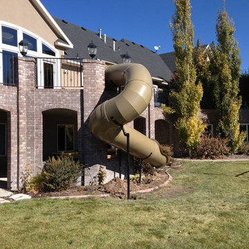 Exterior Home Tube Slide