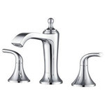 Stufurhome - Brantley Chrome Bathroom Faucet Set, Chrome - If you're looking to enhance the look or feel of your master, guest, or kid's bathroom, the easier way to give your space a major facelift is a Stufurhome Brantley Chrome Faucet. A 3-hole basin mixer with pop up drain, this easy-to-install bath faucet replacement features smooth, elegant features, dual hot and cold handles, and a measured flow rate that helps you save water without impacting comfort needs.