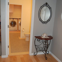 powder room and laundry