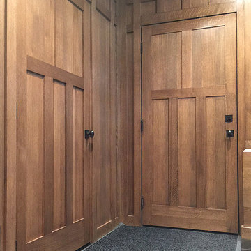 Craftsman Doors - 5-panel Riftsawn White Oak