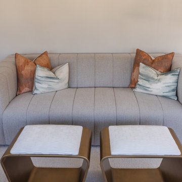 Raleigh NC Interior Design — Luxury Entertainment Suite with Home Bar & Theater