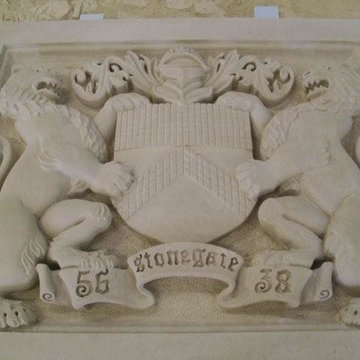 Custom Cut Lueders Limestone Carvings - Mezger