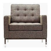 Modway EEI-184-OAT Loft Wool Armchair, Oatmeal