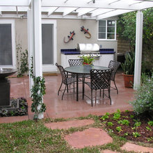 outdoor kitchen