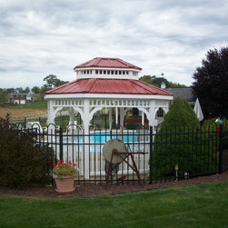 10'x12' Vinyl Gazebo - Gazebos