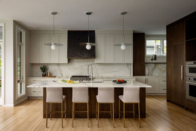 Kitchen - transitional kitchen idea in Vancouver