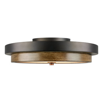 Kira Home Hermosa 14" Ceiling Light, Integrated 24W LED, Round Glass Diffuser