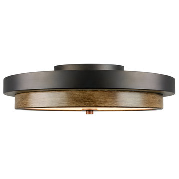Kira Home Hermosa 14" Ceiling Light, Integrated 24W LED, Round Glass Diffuser
