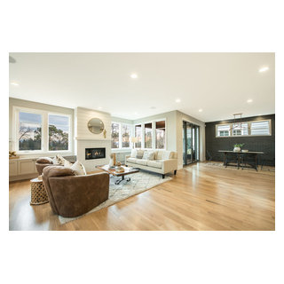 NE Seattle Urban Farmhouse - Transitional - Living Room - Seattle - by ...