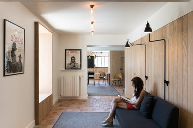 Aménagement d'un salon contemporain.
