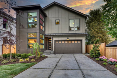 Trendy exterior home photo in Seattle