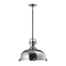 Quorum International 804-17 1 Light 16-1/2"W Pendant - Chrome