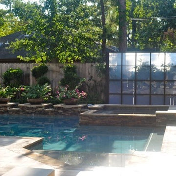 Poolside Houston