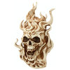 Hell's Flames Vampire Skull Statue