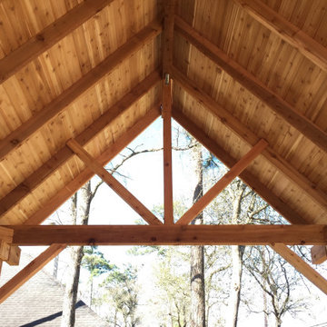 Custom Cedar Patio Cover (Cathedral Ceiling)