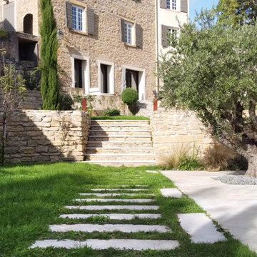 Magnifique jardin en restanque Saint Cyr au mont d'or