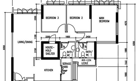 4-Room BTO Flat: 1 Floor Plan, 3 Different Looks