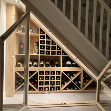 Wine rack, under stairs cupboard