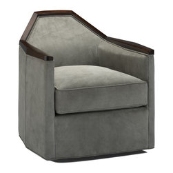Normandie Swivel Chair - Baker Furniture - Armchairs And Accent Chairs