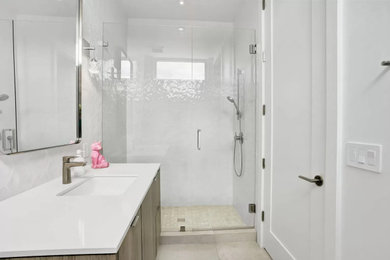 Inspiration for a bathroom remodel in Orange County