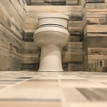 Wood Plank Tile Bathroom