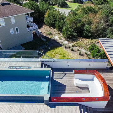 Nautical Themed Rooftop Pool