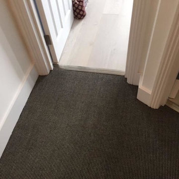 Grey Striped Carpet to Stairs in North London