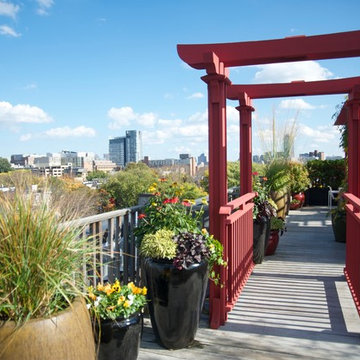 Cambridge, MA Rooftop Garden