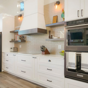Vacquero Circle - Rustic Beech Transitional Kitchen