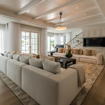Beach Style Living Room