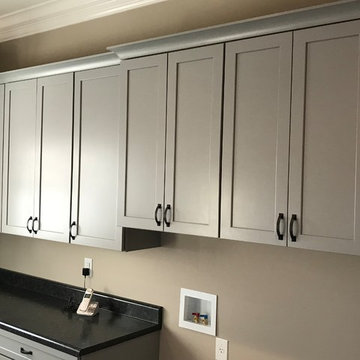 Custom Amish Cabinetry and Waypoint Cabinetry- Extra White and Peppercorn Grey