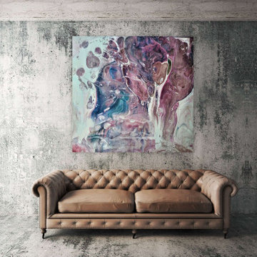 Marbling Art and Blooms for your home
