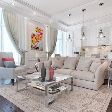 Apartments in the residential complex "Zarechny" area - 65 sq.m.